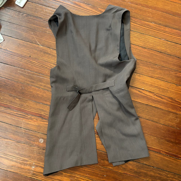 Vintage Ann Demeulemeester Long Waistcoat Vest - Picture 2 of 3